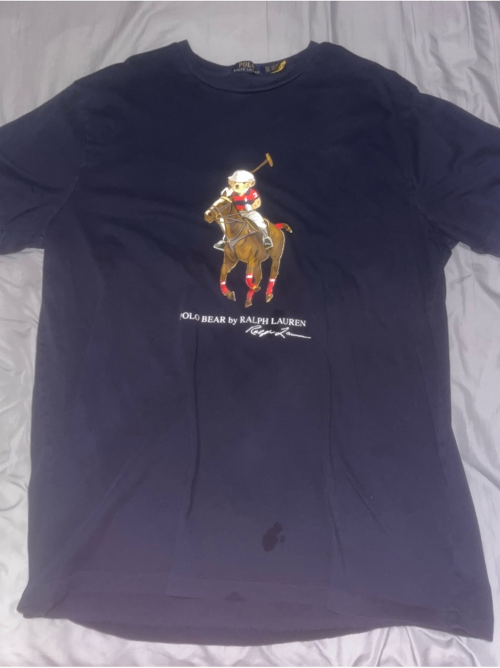 Polo by Ralph Lauren Navy Polo Bear Graphic Tee